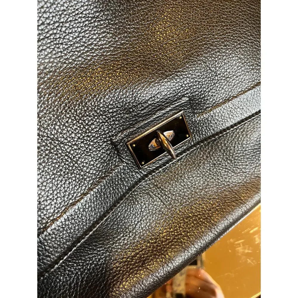 Givenchy Leather Shark Tooth Satchel Bag